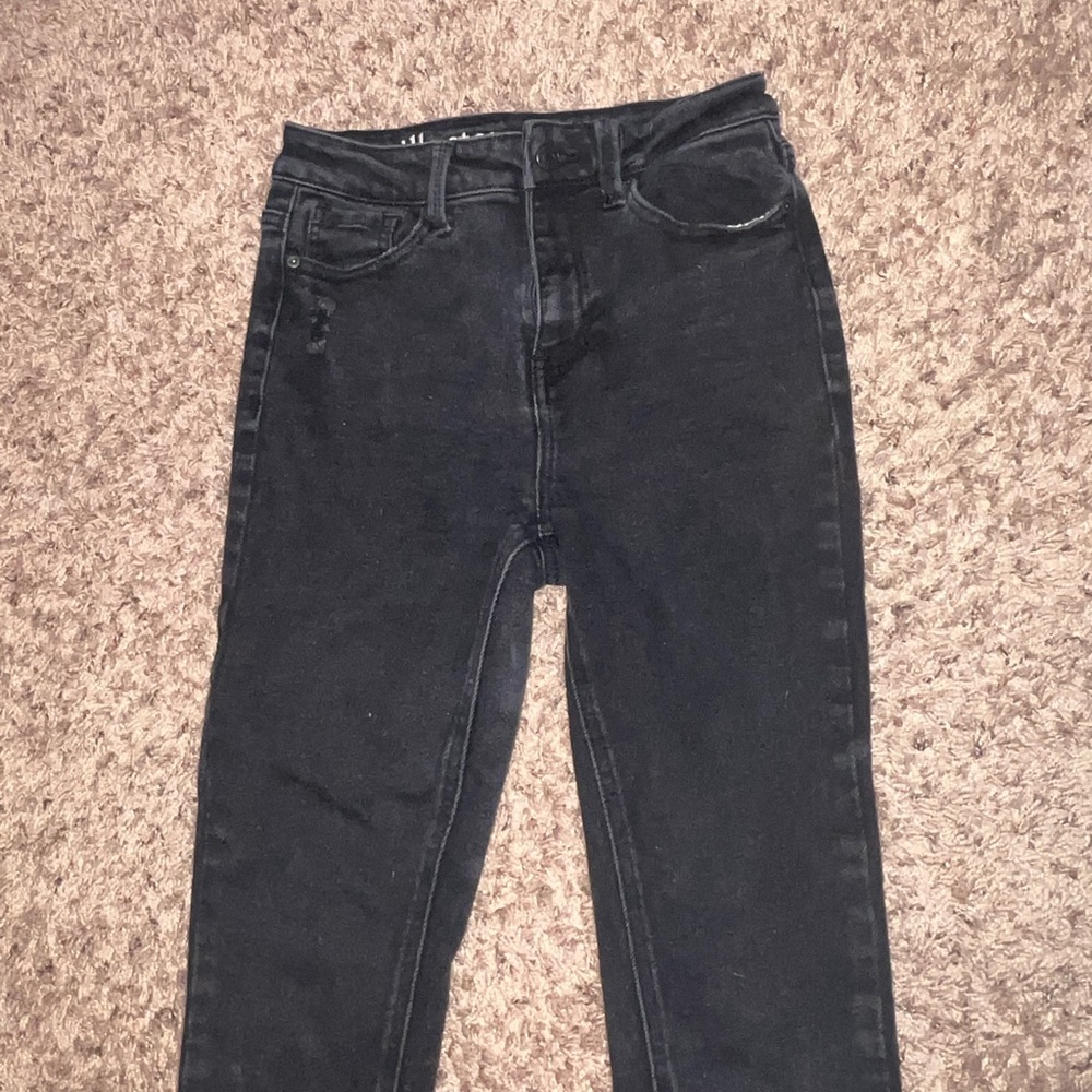 Vanilla star black denim high waisted skinny jeans size 1